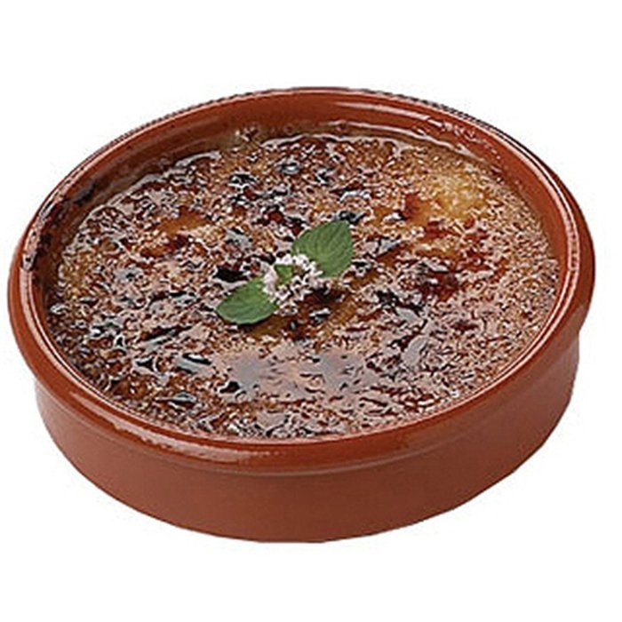 Matfer Bourgeat Earthenware Creme Brulee Ramekins, 5.5", 4PK Brown 052280 N2