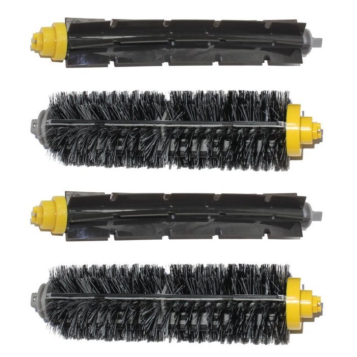Hongfa Roomba 700 Series Bristle Brush and Flexible Beater Brush - Replacement for Irobot 21904 and 21903 Brush... N3