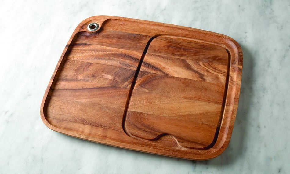 Steak Barbecue Plate, Acacia Wood N4
