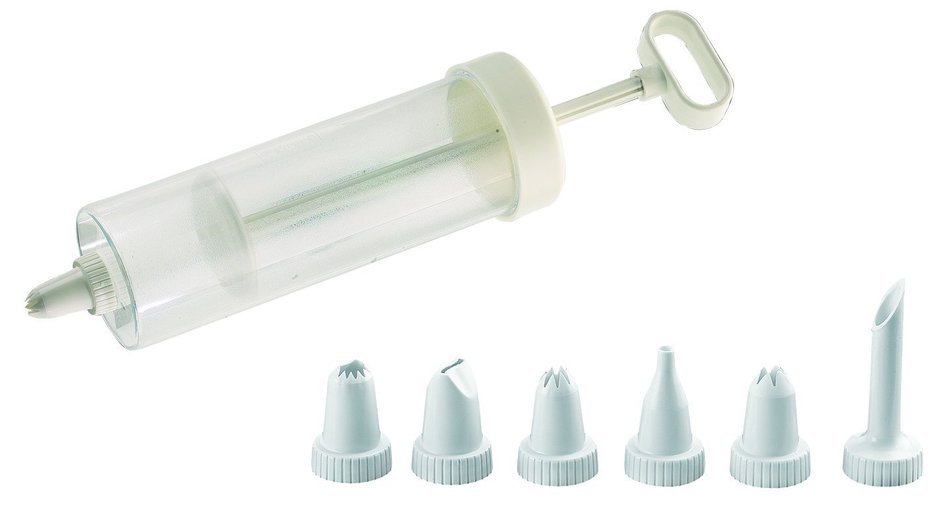 Westmark Westmark Garnishing and Doughnut Filling Syringe - The Ideal Tool For Passionate Bakers, , White N5