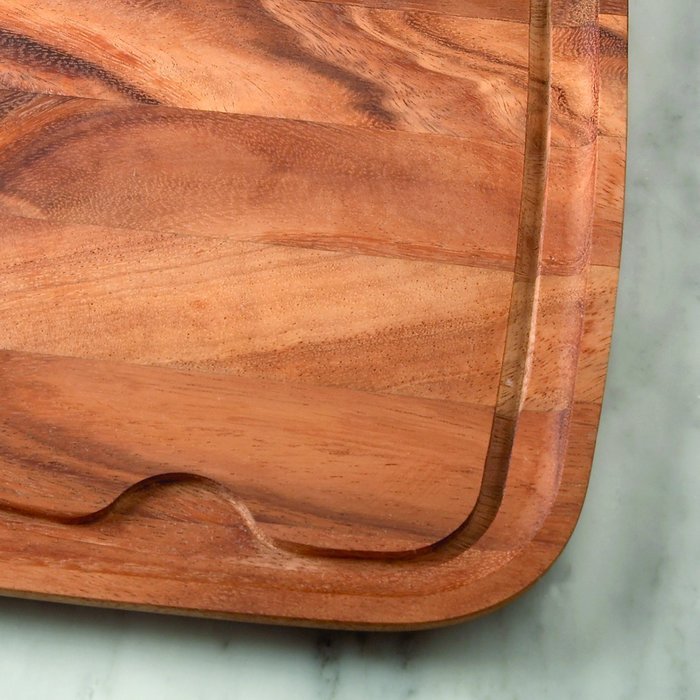 Steak Barbecue Plate, Acacia Wood N5