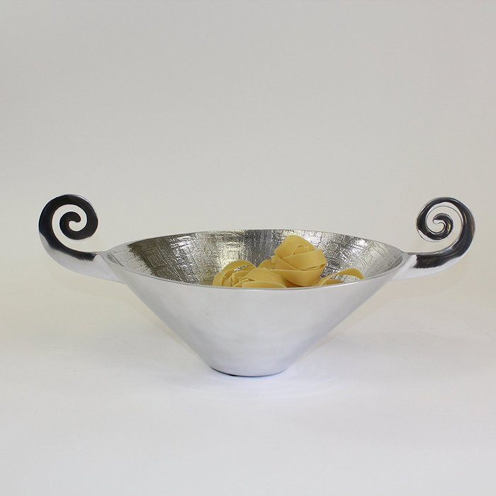 Pampa Bay A-7229A-VM Sketch Deep Oval Bowl, 18 by 10 by 6", Silver N5