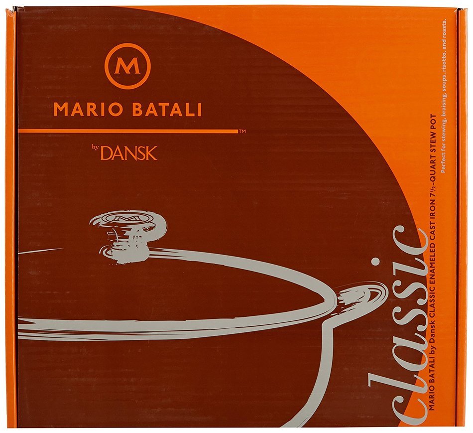 Mario Batali by Dansk Enameled Cast Iron Pizza Pan and Griddle, 12-Inch, Chianti N37