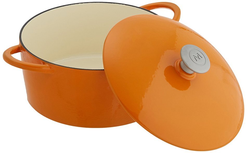Mario Batali by Dansk Enameled Cast Iron Pizza Pan and Griddle, 12-Inch, Chianti N42