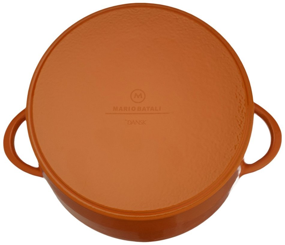 Mario Batali by Dansk Enameled Cast Iron Pizza Pan and Griddle, 12-Inch, Chianti N43