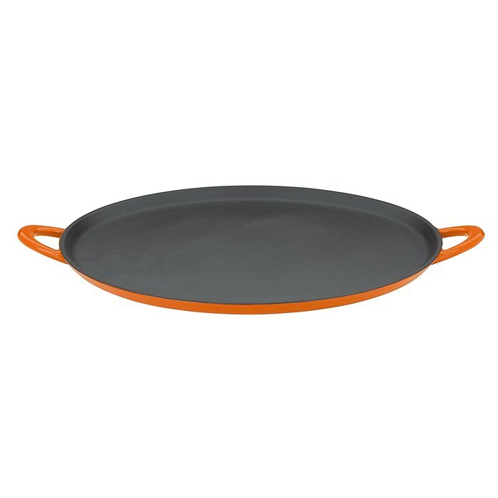 Mario Batali by Dansk Enameled Cast Iron Pizza Pan and Griddle, 12-Inch, Chianti N44