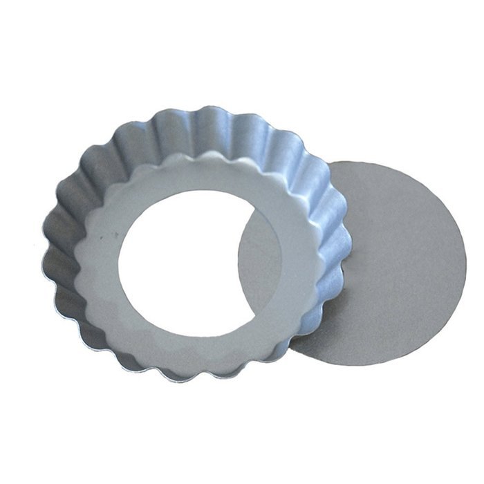 Meleg Otthon Nonstick Mini Round Quiche Pans Set ,Tart Pie Pan,Mini Tart Pans Set,Tartlet Quiche Pan Set with... N6