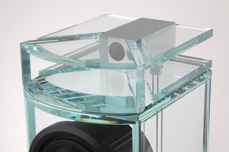 Waterfall Audio "Niagara" Diamond Glass Floor Standing Loudspeakers - Pair (Old Version) N10