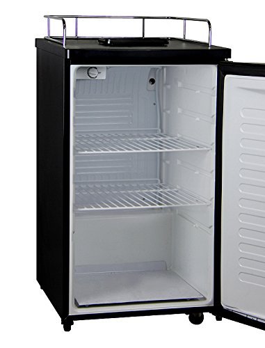 Kegco K199B Kegerator Cabinet Only - Black Cabinet and Door N2