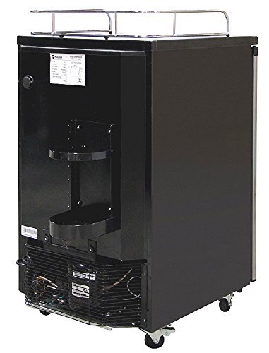 Kegco K199B Kegerator Cabinet Only - Black Cabinet and Door N3