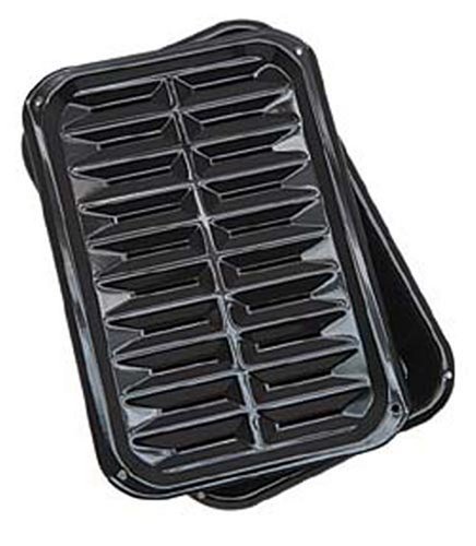 Range Kleen Porcelain 8-1/2-Inch-by-13-Inch Broil and Bake Pan N2