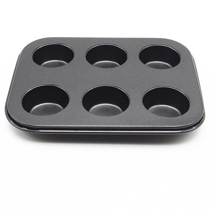 Wenwins 6 Cup mini Muffin Pans-baking cups-Non Stick Bakeware for Muffins N5