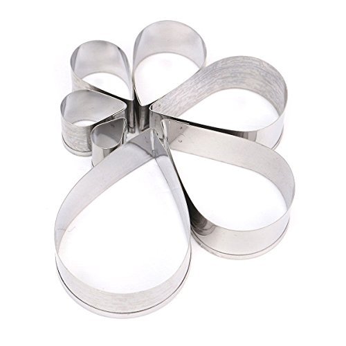 Anyana Rose Petal Cookie Cutter Home Cake Biscuit Pastry Baking Mold Kitchen Fondant Cooking Tool 7Pcs N2