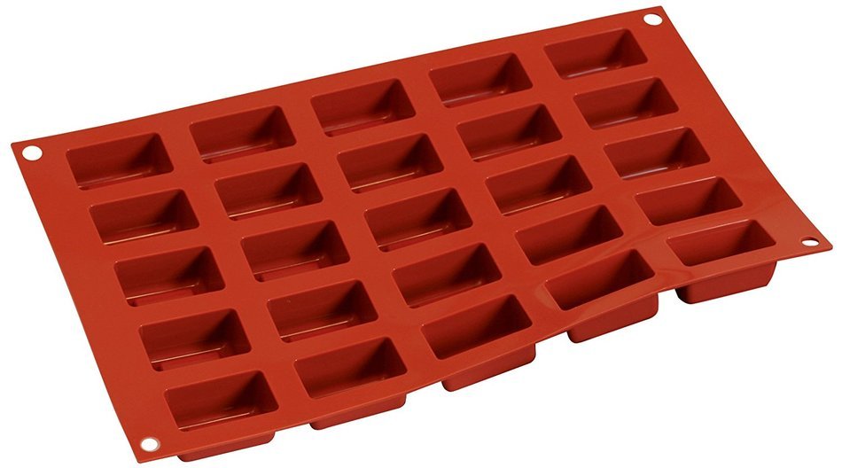 Silikomart SF092/C Silicone Classic Collection Mold Shapes, Bar, Small