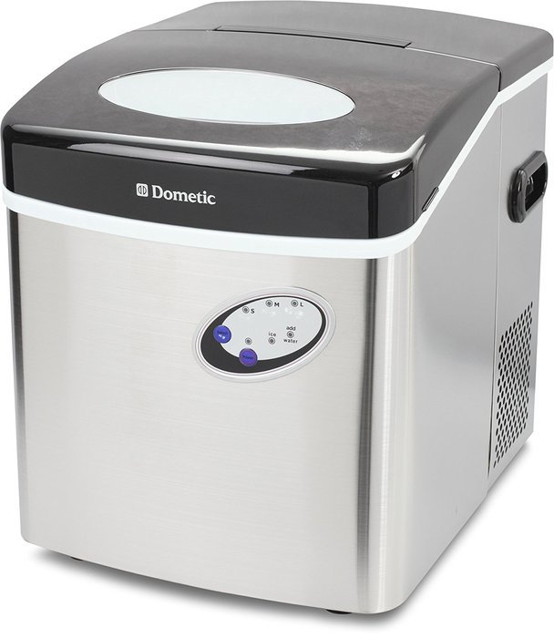 Dometic HZB-15S Black Stainless Steel Portable Top Load Ice Maker