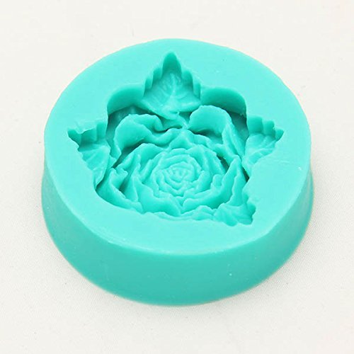 1pcs Rose Flower Silicone Cake Mold Mould Cutter Fondant Decorating Tools N2