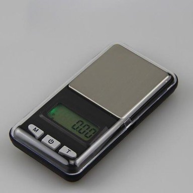 Rectangular Box Modeling Mini Electronic Scales 500g/0.01g,Plastic 12X6.2X2CM N3