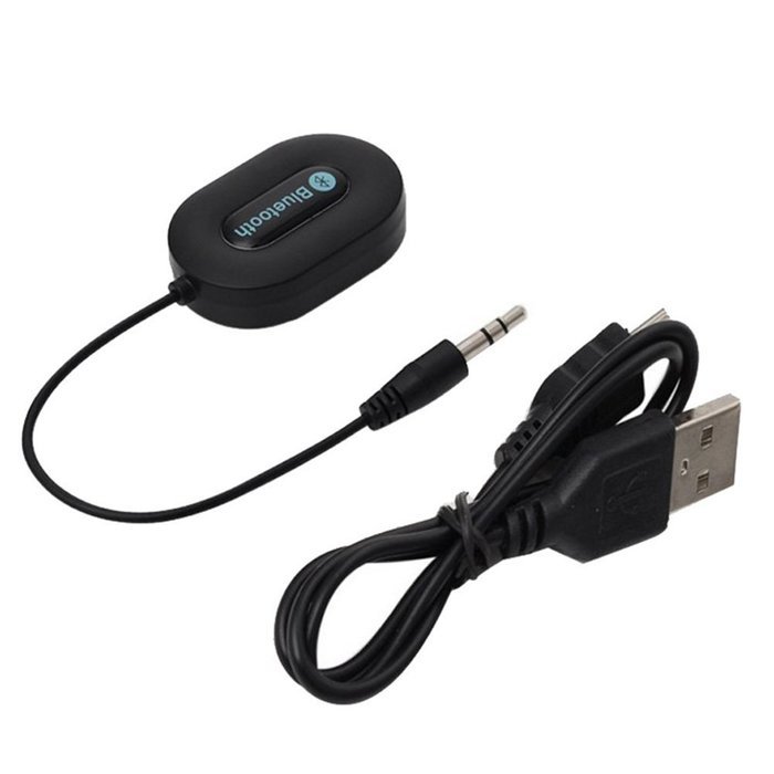 ESHOWEE Bluetooth receiver 3.5mm Audio bluetooth receiver for tablets Speaker,Smart phone White N2