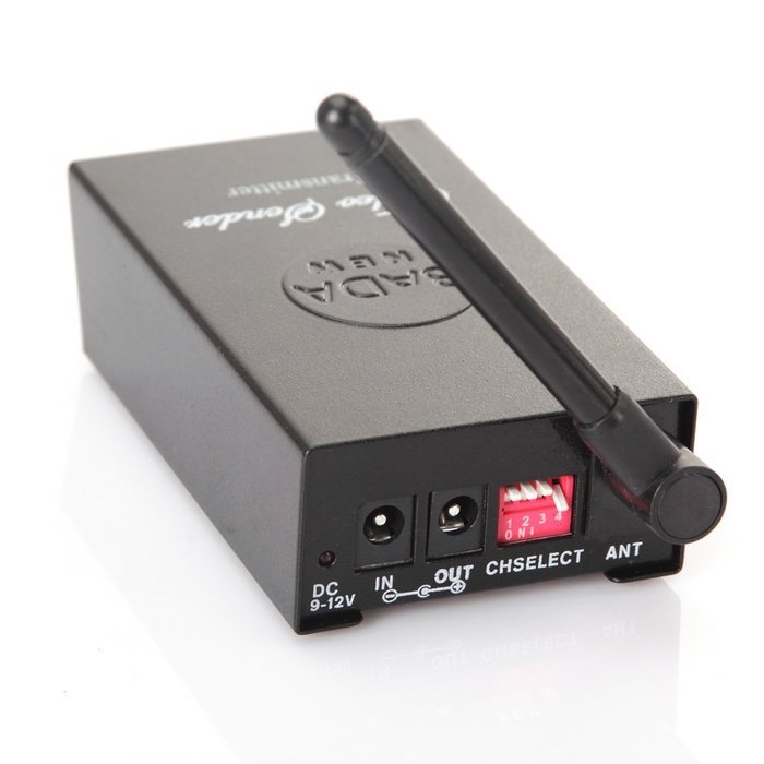 BADA 4 Channels A/V 2.4GHz 2.4G Wireless Audio Video Transmitter Receiver Sender N5