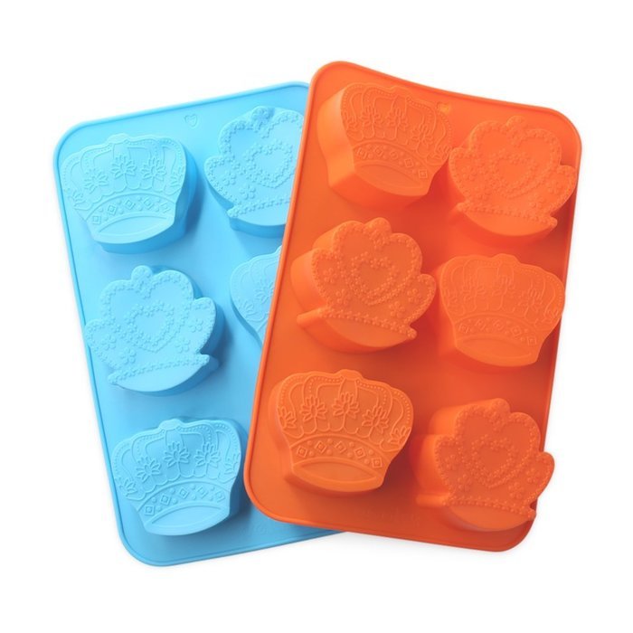 Cake Bread Molds, 2PCS YYP [6 Cavity Crown Shape Mold] Silicone Cake Bread Making Mold for Home Baking - Reusable... N4