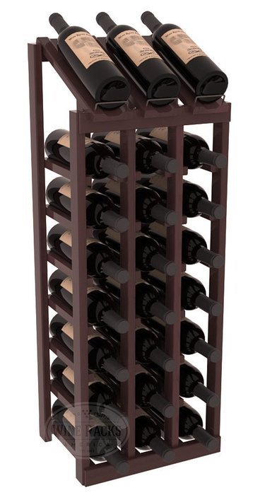 Wine Racks America Redwood 3 Column 8 Row Display Top Kit. 13 Stains to Choose From! N11
