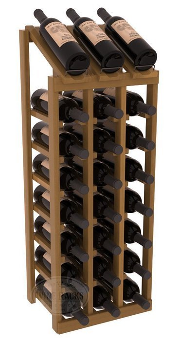Wine Racks America Redwood 3 Column 8 Row Display Top Kit. 13 Stains to Choose From! N12