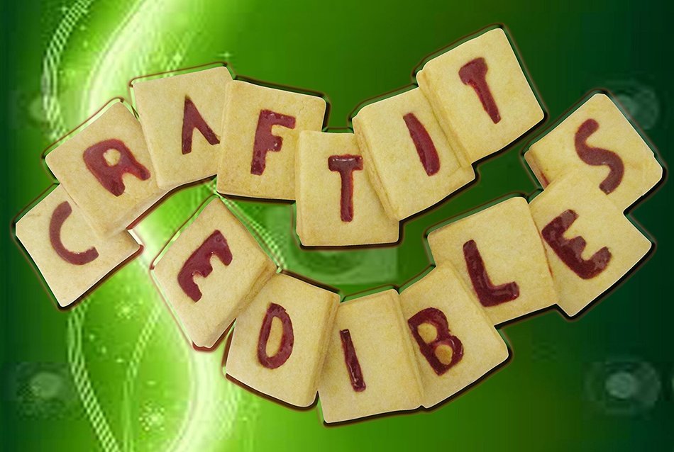 Craftit Edibles; 26 Pcs Stainless Steel 1"- Mini Alphabet Fondant, Cookie, Fruit Cutters in Compact Box N2