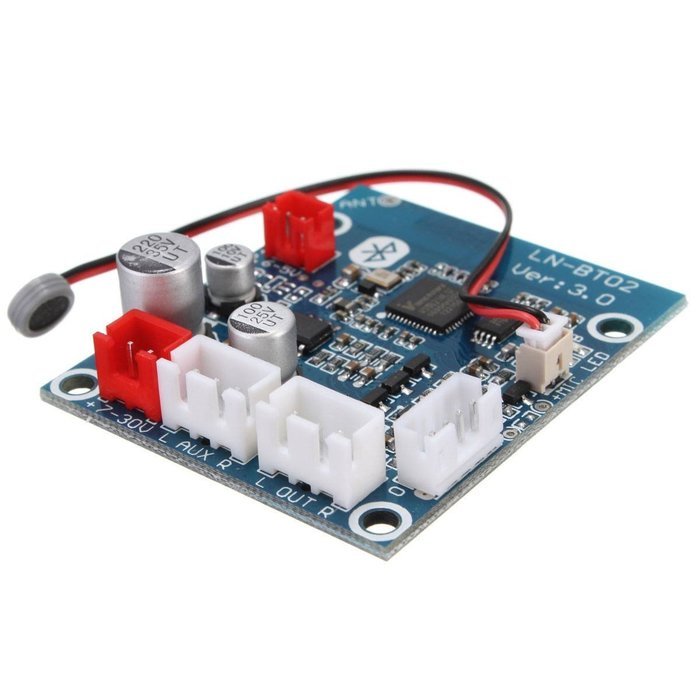 INSMA Bluetooth 4.0 Audio Receiver Board Wireless Stereo Sound Module for Car Phone PC N3