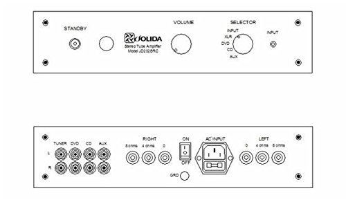 Jolida Audio - JD202BRC - Integrated Stereo Tube Amplifier in Silver N2