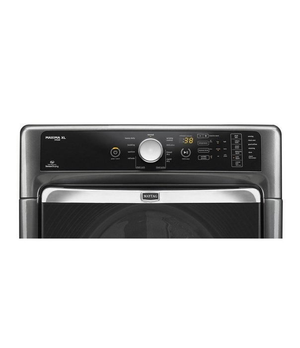 Maytag MGD6000AW Maxima 7.4 Cu. Ft. White Stackable With Steam Cycle Gas Front Load Dryer N5