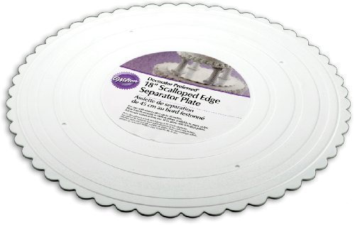 Wilton 302-18 Decorator Preferred Round Plate for Cakes, 18-Inch by Wilton