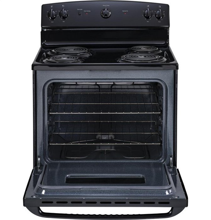 GE GIDDS-632162 30" 5 cu. ft. Free-Standing Electric Range, Black N5