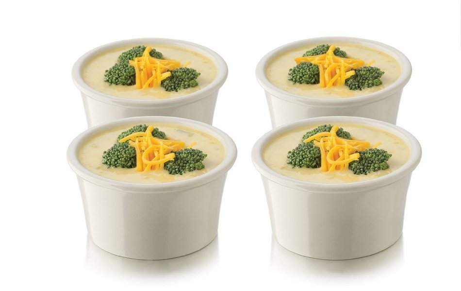 Libbey 18-Piece Just Baking Ceramic Crock Set, White N3