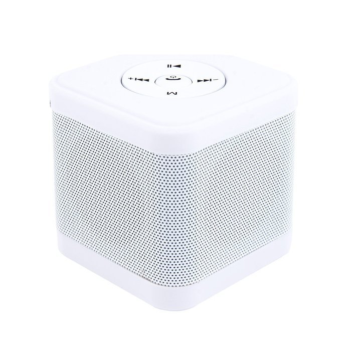 XC-R01 quadrate multi-functional voice call bluetooth speaker -WHITE