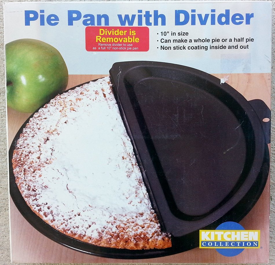 Kitchen Collection Pie Pan with Divider