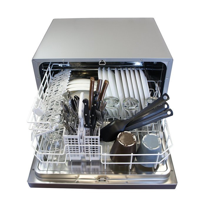 SPT SD-2202W Countertop Dishwasher with Delay Start, White N2
