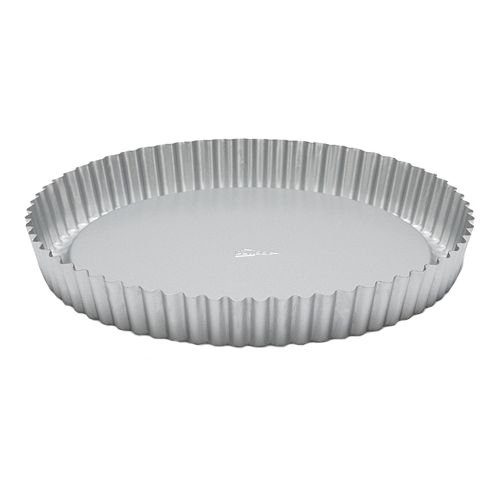 Patisse Nonstick Silver Top Flan Tin, Silver Grey