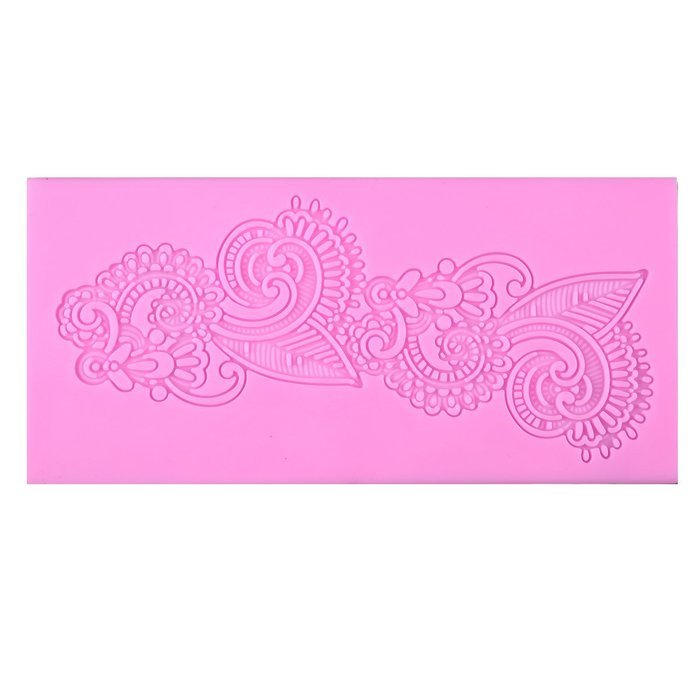 Whosee Style#4 3D Silicone Mold Fondant Cake Chocolate Decor Baking Mold Random Color N21