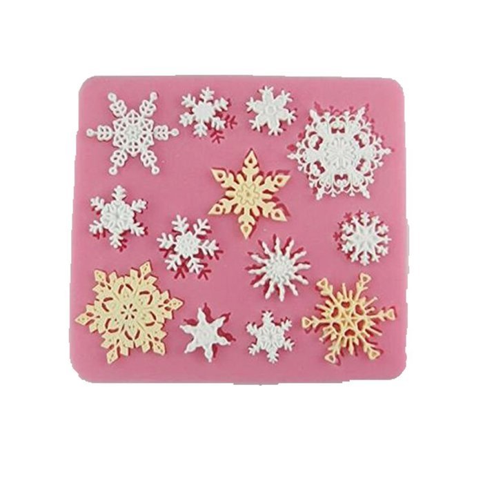 Whosee Style#4 3D Silicone Mold Fondant Cake Chocolate Decor Baking Mold Random Color N22