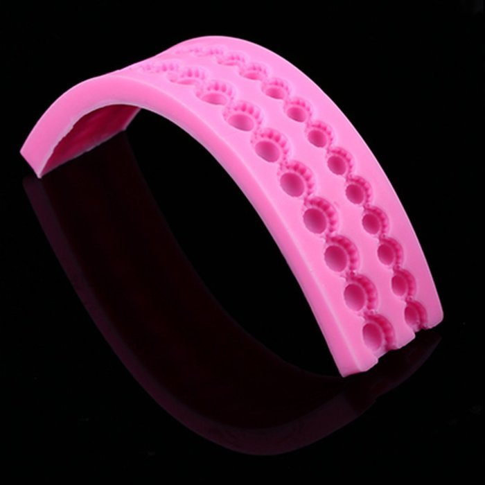 Whosee Style#4 3D Silicone Mold Fondant Cake Chocolate Decor Baking Mold Random Color N27