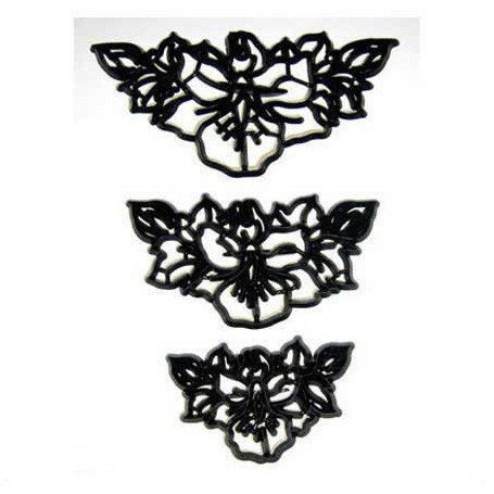 Orchid Garland Cutter Set of 3 by Patchwork Cutters
