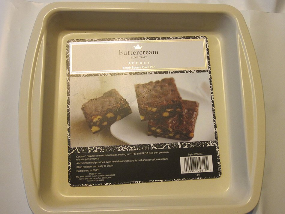 Buttercream Luxe Craft Audrey 8" Square Cake Pan