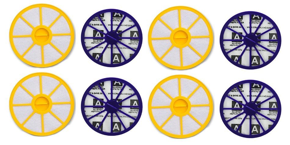 2 Sets Replacement Hepa Filter Pre Post-motor Filter for Dyson DC14 Primary Blue Foam Filters & Purple Post-motor... N4