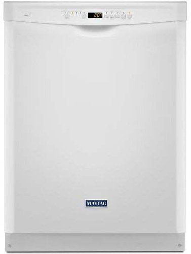 23.88" 47 dBA Built-In Dishwasher with 4-Blade Chopper Finish: White
