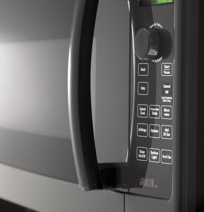 GE PSA9120SFSS Profile Advantium 1.7 Cu. Ft. Stainless Steel Over-the-Range Microwave - Convection N8