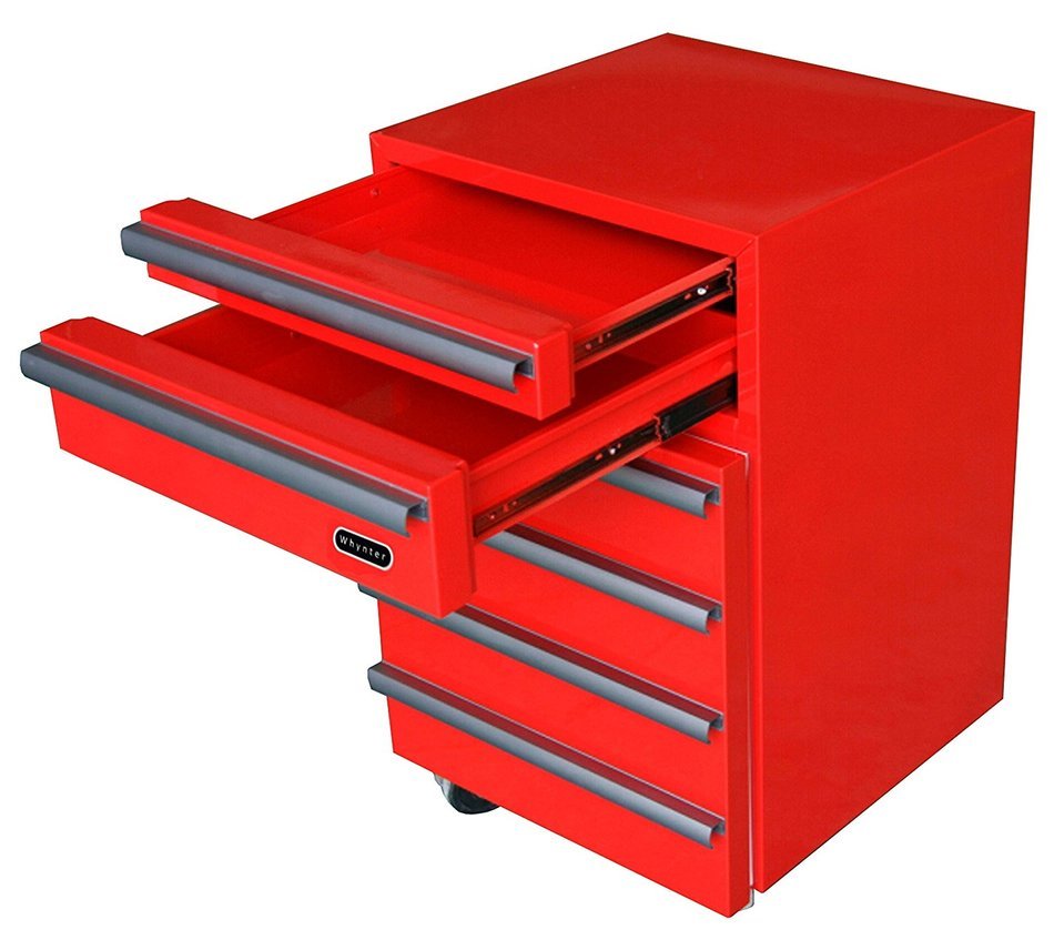 Whynter TBR-182RS Portable Tool Box Refrigerator with 2 Drawers and Lock, 1.8 cu. ft., Red N4