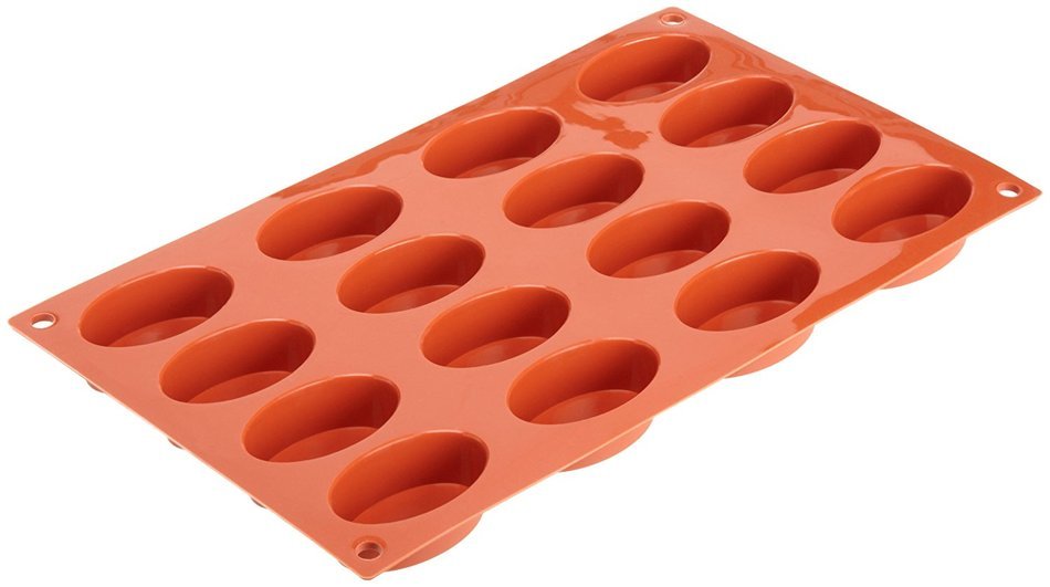 Silikomart Siliconflex Oval Mold, .78 Inch x 2.16 Inch N2