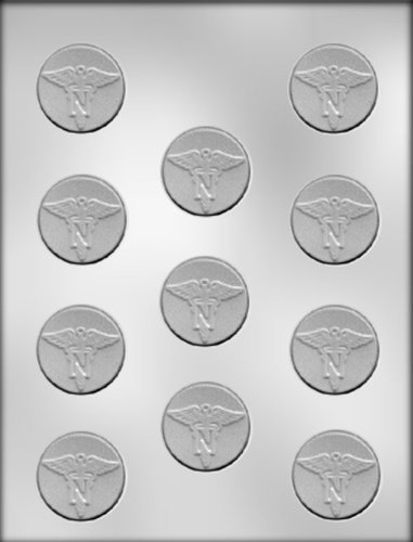 CK Products 1-1/2-Inch Nurse Mint Chocolate Mold