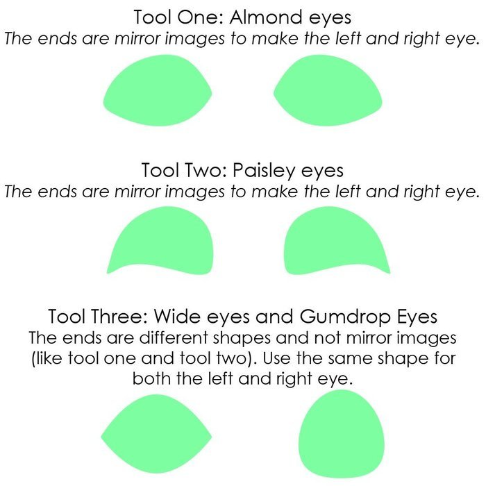 Sweet Elite Tools- Eye Tool, Large, For Gum Paste and Fondant, Polymer Clay Figure Modeling by Autumn Carpenter N2