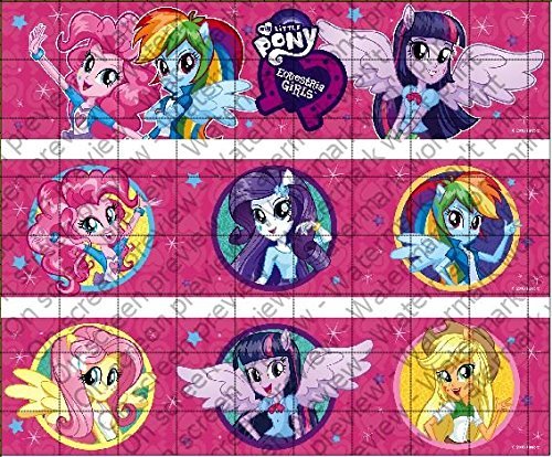 MLP Equestria Girls Strips Licensed Edible Cake Topper #58192 N2